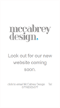 Mobile Screenshot of mccabreydesign.com